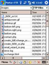 File Transfer Protocol Client for Pocket PC